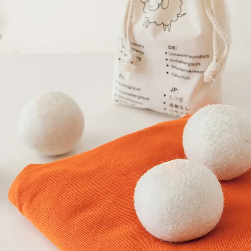 MinouZen™ – Boules de Séchage Naturelles en Laine Écologique