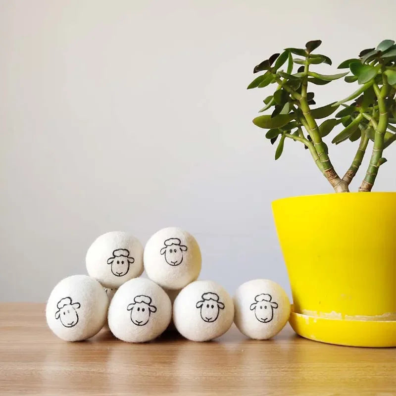MinouZen™ – Boules de Séchage Naturelles en Laine Écologique